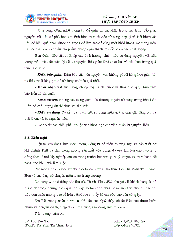 image for page HOẠT ĐỘNG QUẢN TRỊ NGUYÊN VẬT LIỆU TẠI CÔNG TY CỔ PHẦN THƯƠNG MẠI VÀ SẢN XUẤT CƠ KHÍ THÀNH PHÁT