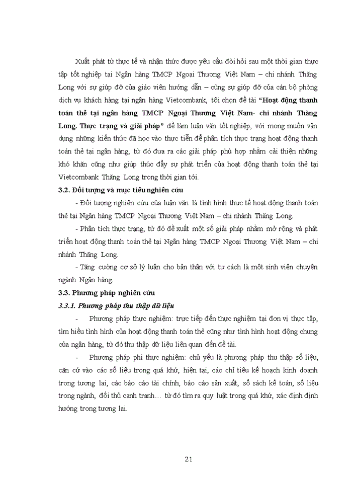 image for page Khái quát về ngân hàng tmcp ngoại thương việt nam chi nhánh thăng long