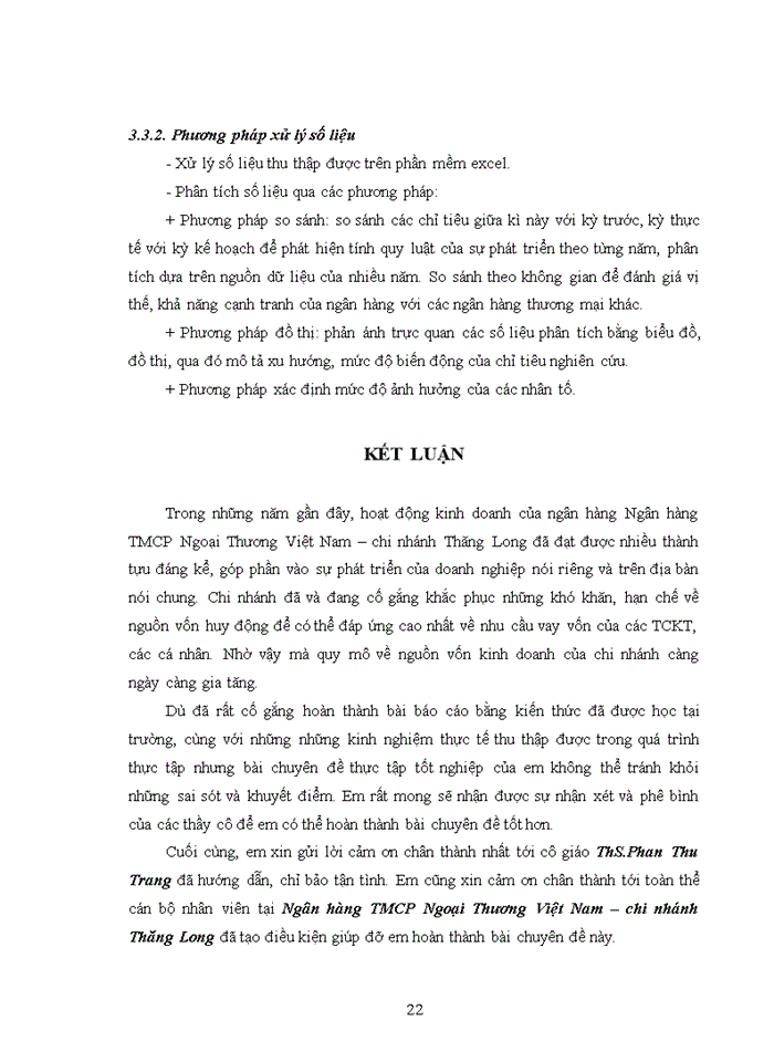 image for page Khái quát về ngân hàng tmcp ngoại thương việt nam chi nhánh thăng long