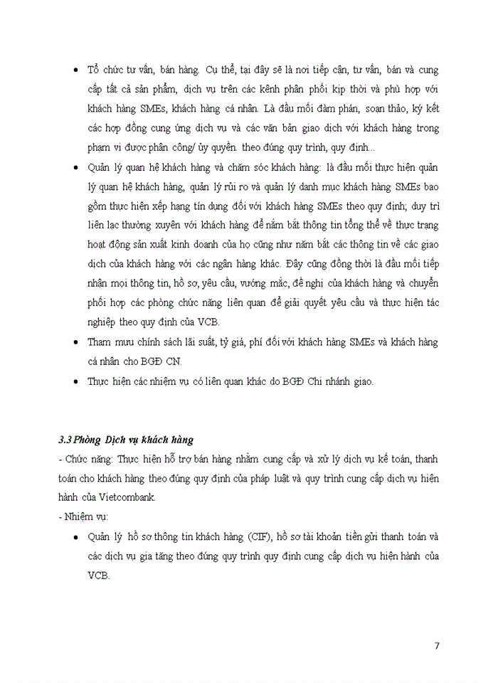 image for page BÁO CÁO TẠI Ngân hàng thương mại cổ phần Ngoại Thương Việt Nam Chi nhánh Thăng Long
