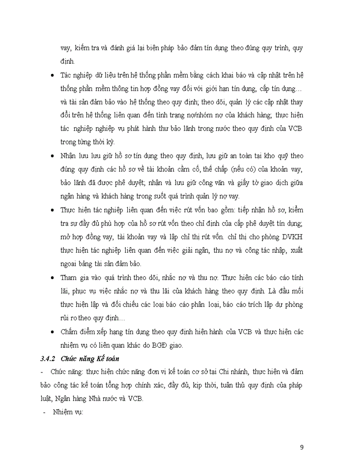 image for page BÁO CÁO TẠI Ngân hàng thương mại cổ phần Ngoại Thương Việt Nam Chi nhánh Thăng Long