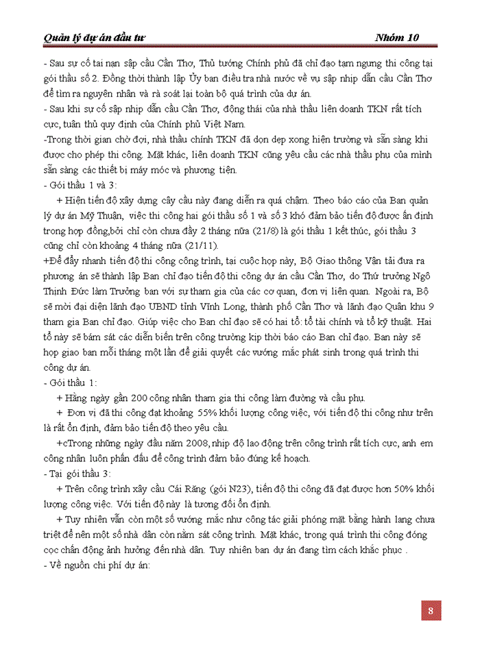 image for page Dự án xây dựng cầu Cần Thơ