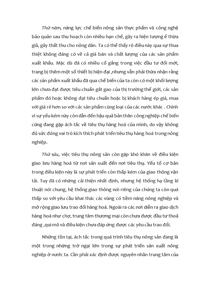 image for page Thực trạng và giải pháp cho vấn đề tiêu thụ nông sản ở Việt nam