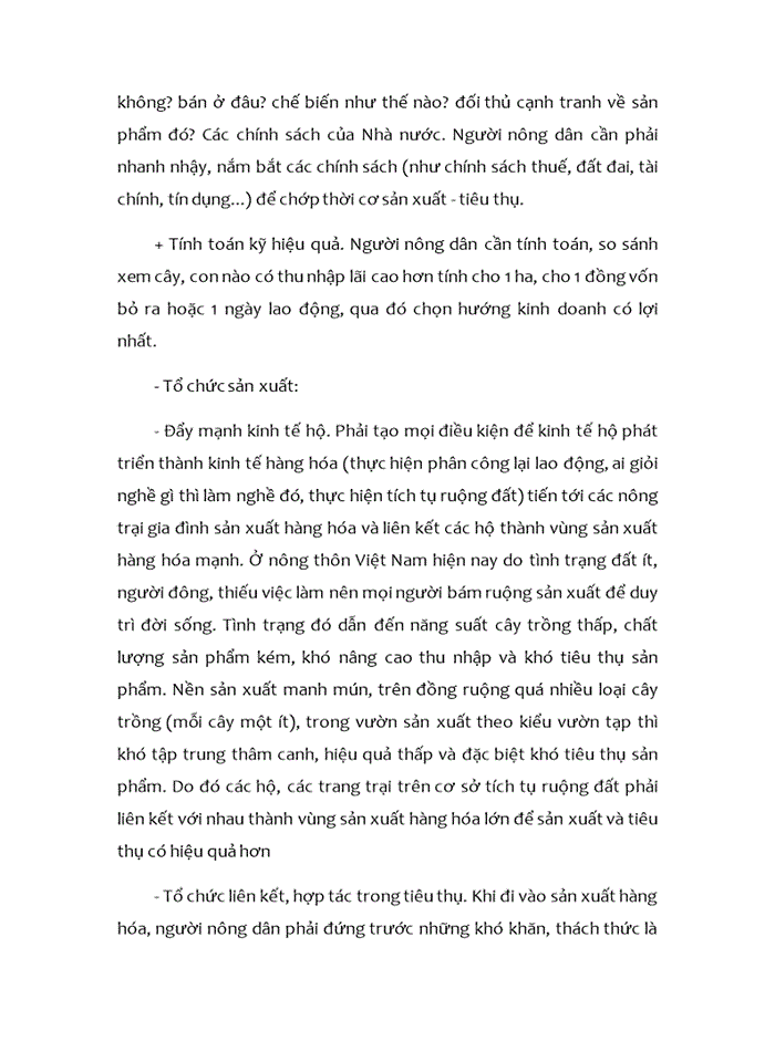 image for page Thực trạng và giải pháp cho vấn đề tiêu thụ nông sản ở Việt nam