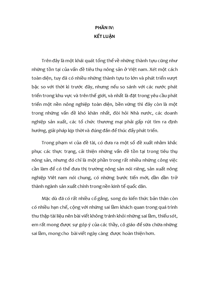 image for page Thực trạng và giải pháp cho vấn đề tiêu thụ nông sản ở Việt nam