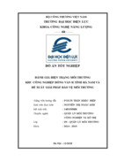 ĐÁNH GIÁ HIỆN TRẠNG MÔI TRƯỜNG KHU CÔNG NGHIỆP ĐỒNG VĂN II TỈNH HÀ NAM VÀ ĐỀ XUẤT GIẢI PHÁP BẢO VỆ MÔI TRƯỜNG