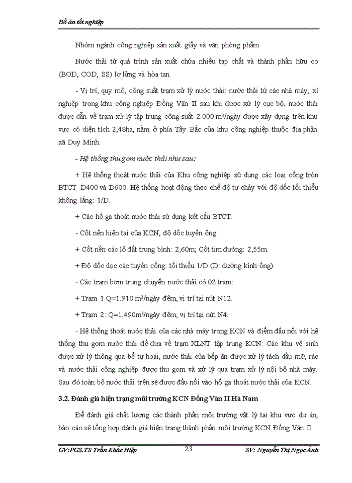 image for page ĐÁNH GIÁ HIỆN TRẠNG MÔI TRƯỜNG KHU CÔNG NGHIỆP ĐỒNG VĂN II TỈNH HÀ NAM VÀ ĐỀ XUẤT GIẢI PHÁP BẢO VỆ MÔI TRƯỜNG