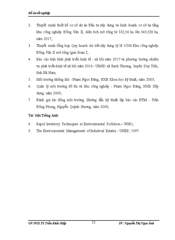 image for page ĐÁNH GIÁ HIỆN TRẠNG MÔI TRƯỜNG KHU CÔNG NGHIỆP ĐỒNG VĂN II TỈNH HÀ NAM VÀ ĐỀ XUẤT GIẢI PHÁP BẢO VỆ MÔI TRƯỜNG