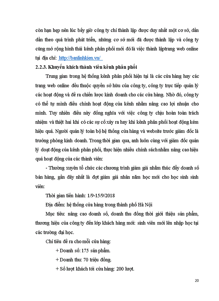 image for page Quản lý kênh phân phối tại công ty Trách nhiệm hữu hạn thiết bị và công nghệ Minh Hà