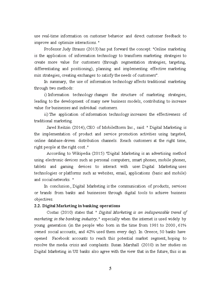 image for page Tiếng anh OVERVIEWS OF DIGITAL MARKETING IN BANKING SYSTEM