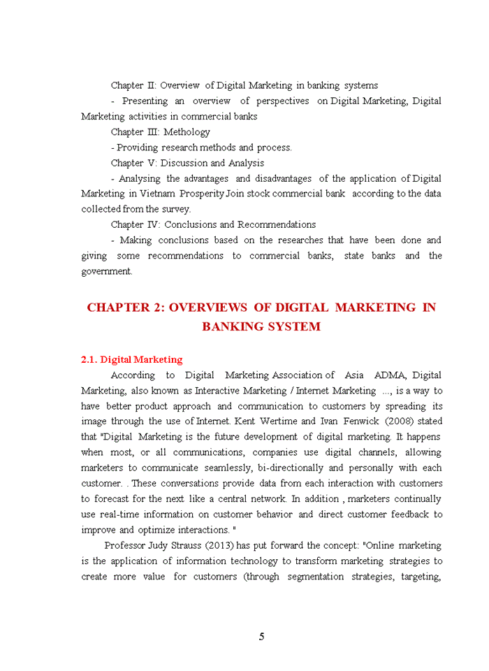 image for page Tiếng anh OVERVIEWS OF DIGITAL MARKETING IN BANKING SYSTEM