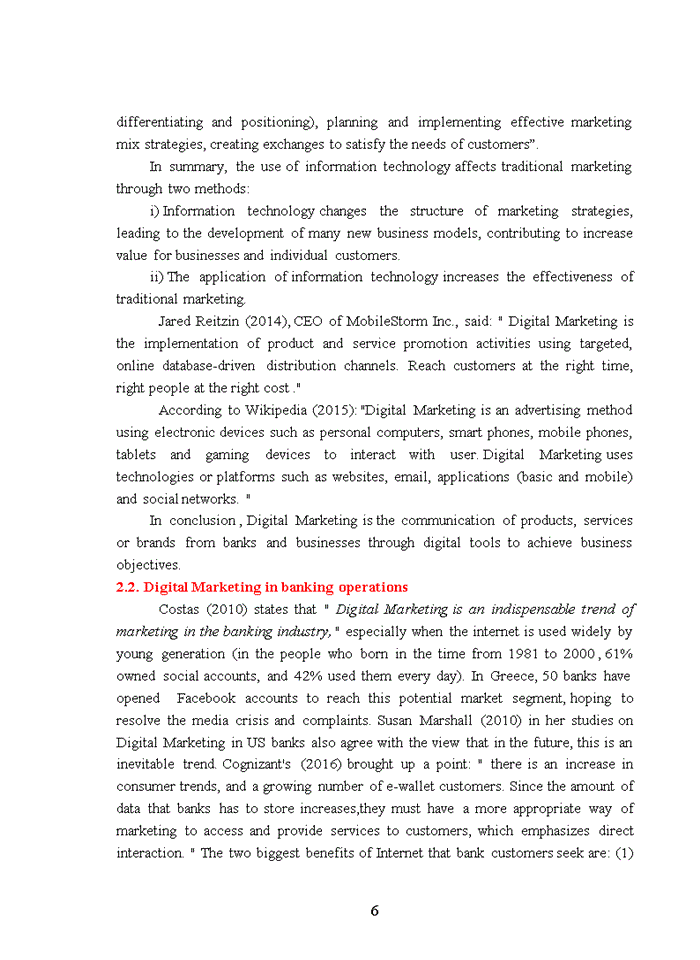 image for page Tiếng anh OVERVIEWS OF DIGITAL MARKETING IN BANKING SYSTEM