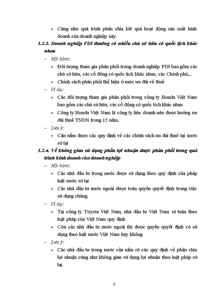 image for page Phân tích các đặc điểm cơ bản của quản trị tài chính doanh nghiệp FDI
