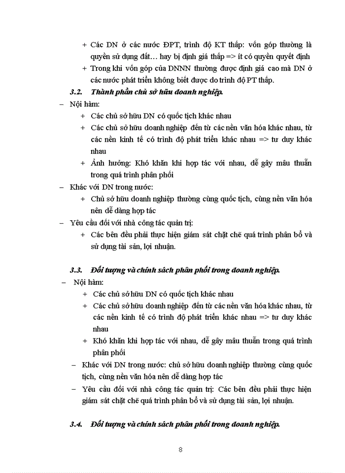 image for page Phân tích các đặc điểm cơ bản của quản trị tài chính doanh nghiệp FDI