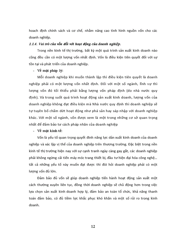 image for page Nâng cao hiệu quả sử dụng vốn lưu động tại công ty Trách nhiệm hữu hạn thương mại tín nghĩa