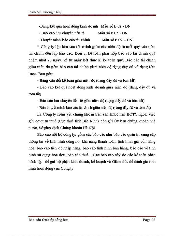 image for page Tổ chức bộ máy kế toán và hệ thống kế toán tại Công ty cổ phần Viglacera Từ Sơn