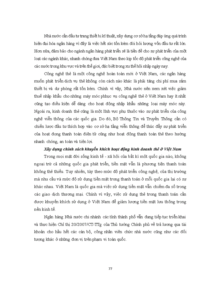 image for page Hoạt động thanh toán thẻ tại ngân hàng TMCP Ngoại Thương Việt Nam- chi nhánh Thăng Long Thực trạng và giải pháp