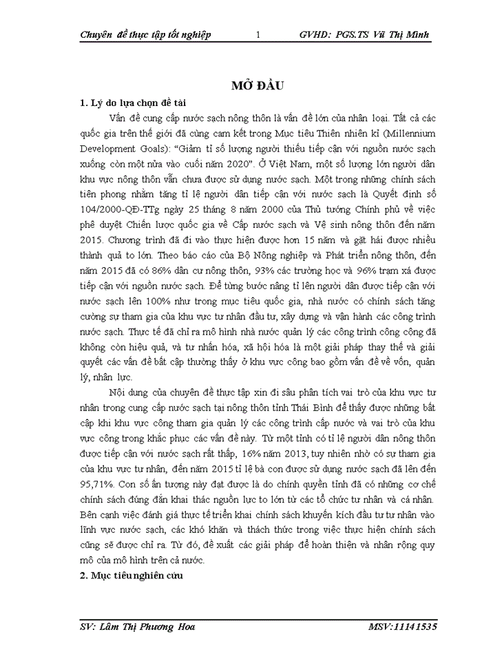 image for page Thực trạng sự tham gia của khu vực tư nhân trong cung cấp nước sạch nông thôn tỉnh thái bình