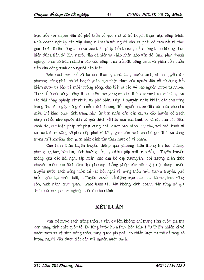 image for page Thực trạng sự tham gia của khu vực tư nhân trong cung cấp nước sạch nông thôn tỉnh thái bình