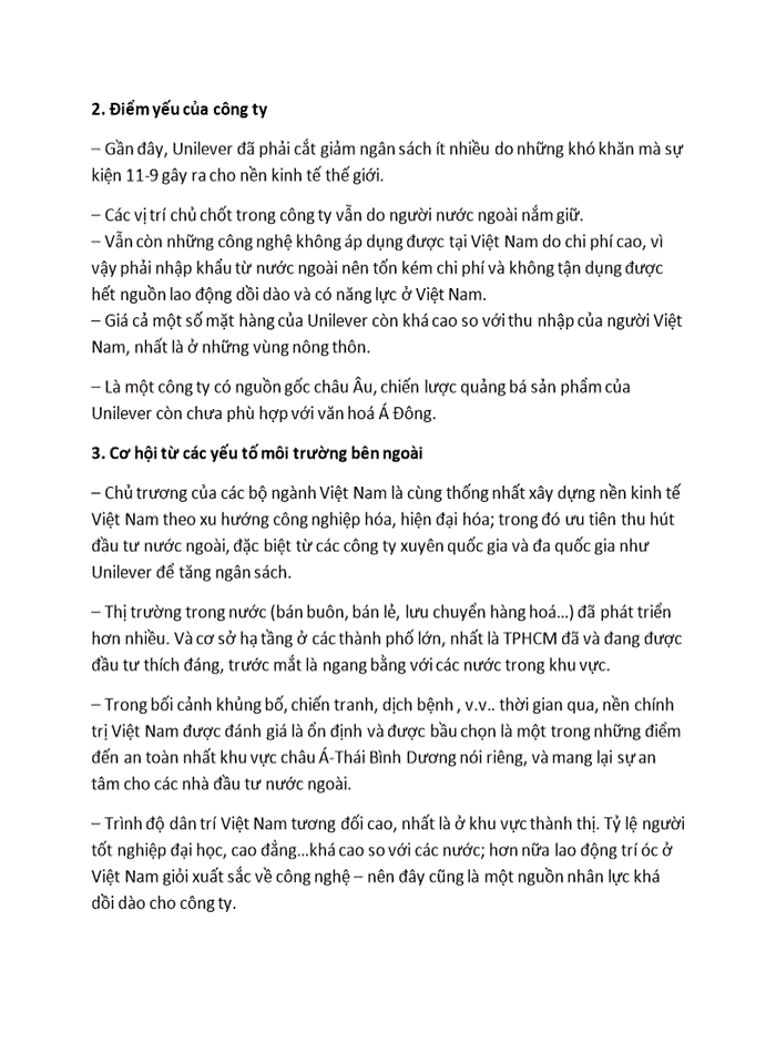 image for page Công ty unilever việt nam