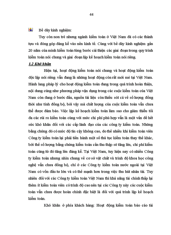 image for page CÔNG TÁC LẬP KẾ HOẠCH KIỂM TOÁN TRONG QUY TRÌNH KIỂM TOÁN BÁO CÁO TÀI CHÍNH