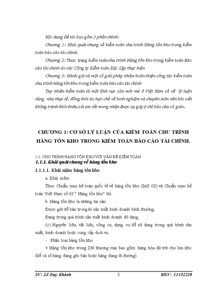 image for page THỰC TRẠNG KIỂM TOÁN CHU TRÌNH HÀNG TỒN KHO TRONG KIỂM TOÁN BÁO CÁO TÀI CHÍNH DO CÁC CÔNG TY KIỂM TOÁN ĐỘC LẬP THỰC HIỆN