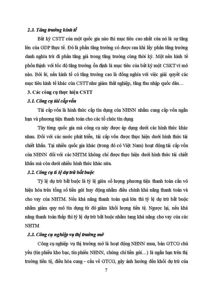 image for page Thực trạng Ngân hàng Nhà Nước với việc thực thi CSTT để điều tiết nền kinh tế vĩ mô ở Việt Nam