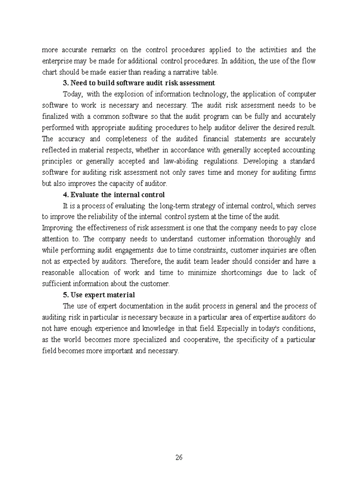 image for page Tiếng anh CURRENT SITUATION OF AUDIT RISK ASSESSMENT IN FINANCIAL STATEMENT AUDIT IN VIETNAM
