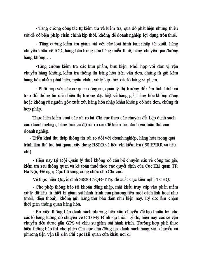 image for page Tăng cường quản lý thu thuế doanh nghiệp xuất nhập khẩu chi cục hải quan Bắc Hà Nội