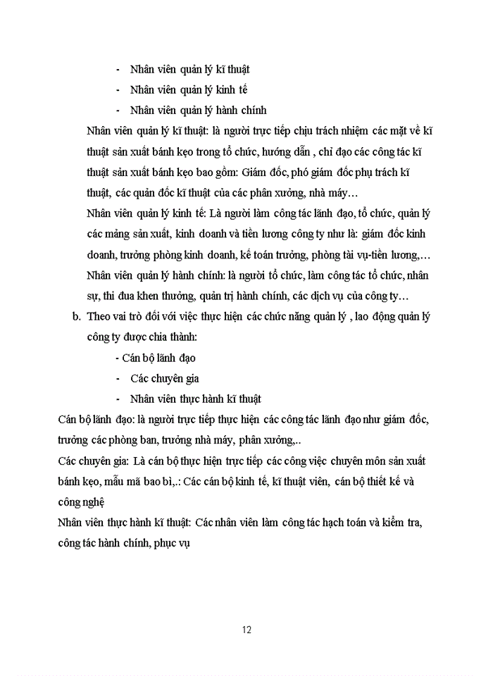 image for page Thực trạng công tác tổ chức lao động cho lao động quản lý của Công ty Bánh kẹo Hải Hà