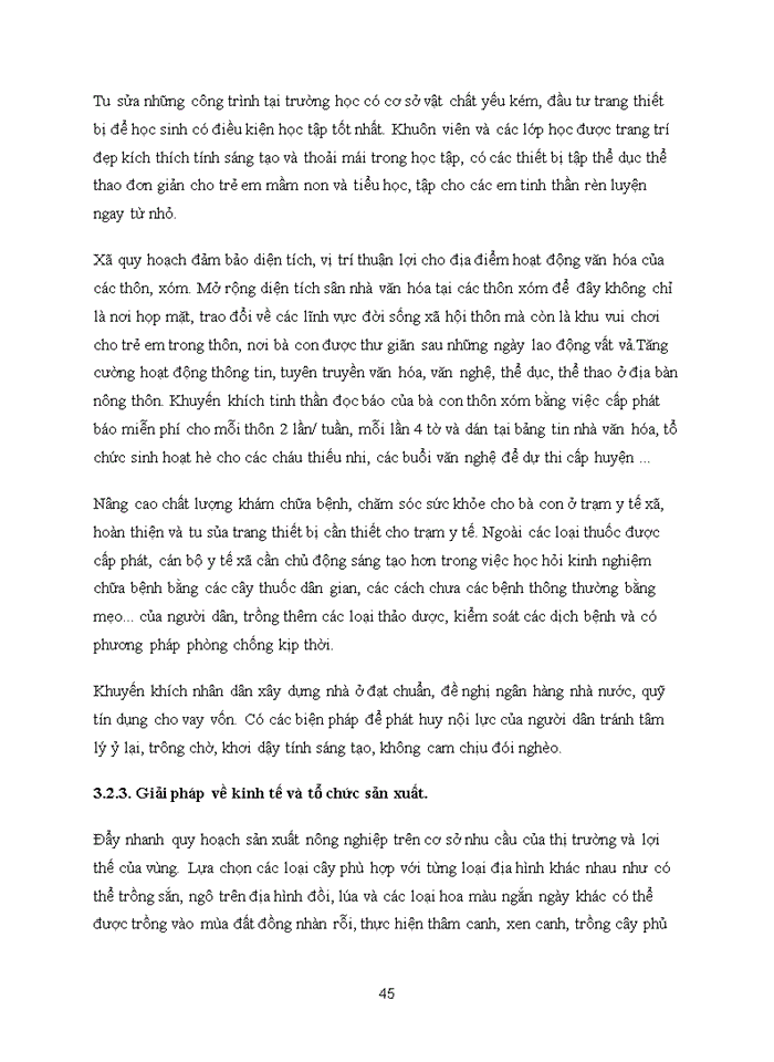 image for page THỰC TRẠNG XÂY DỰNG NÔNG THÔN MỚI TẠI XÃ VÂN TRÌNH HUYỆN THẠCH AN TỈNH CAO BẰNG