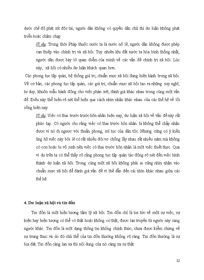 image for page Phân tích khái niệm làm rõ các đặc điểm cơ bản chức năng của dư luận xã hội đồng thời đưa ra ví dụ cụ thể về hậu quả của dư luận xã hội cũng như đề ra các giải pháp
