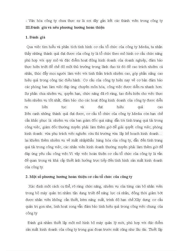 image for page Hình thành các bộ phậnCông ty tổ chức theo mô hình cơ cấu chức năng thống nhất