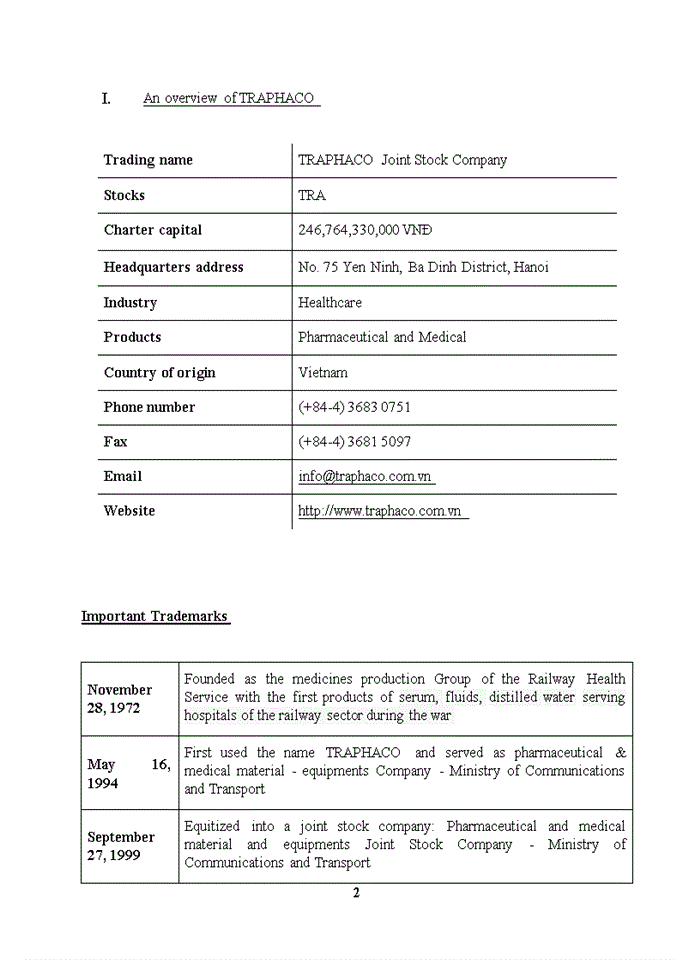 image for page APPLY FINANCIAL STATEMENT ANALYSIS ON TRAPHACO JOINT STOCK COMPANY TRA