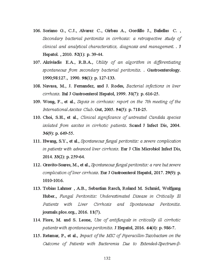 image for page Ths Nghiên cứu đặc điểm lâm sàng cận lâm sàng và điều trị viêm màng bụng nhiễm khuẩn tự phát ở bệnh nhân xơ gan