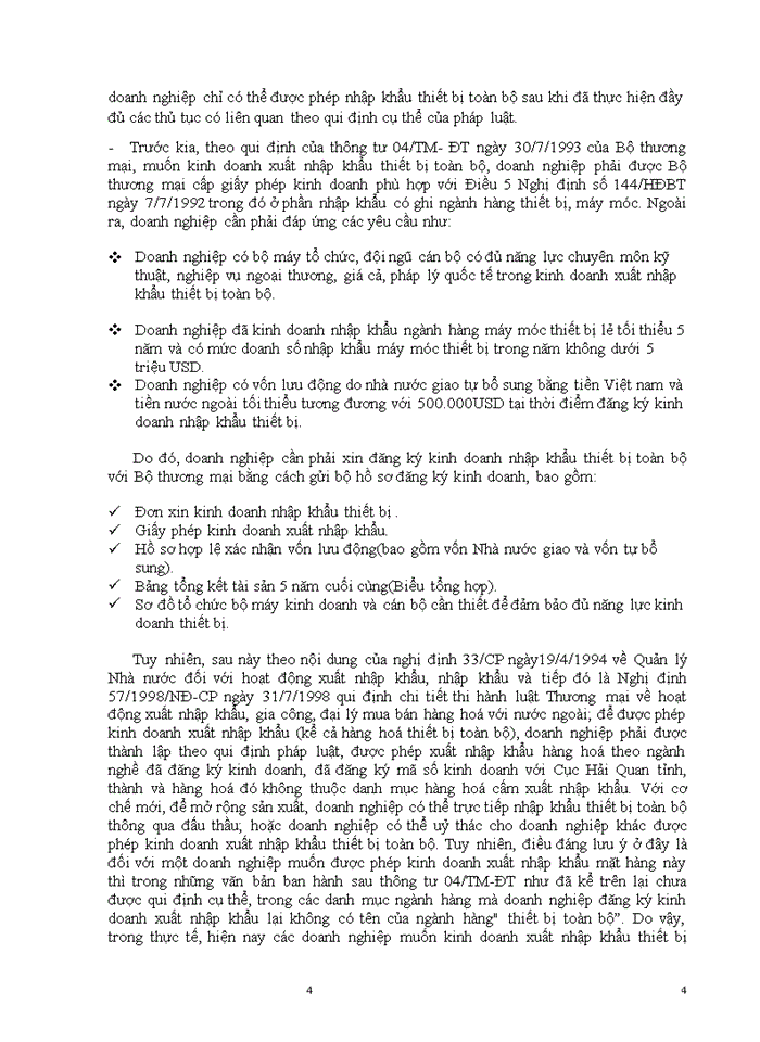 image for page TÌNH HÌNH HOẠT ĐỘNG NHẬP KHẨU THIẾT BỊ TOÀN BỘ Ở VIỆT NAM