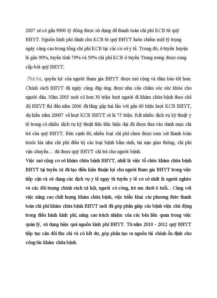 image for page CƠ CẤU TỔ CHỨC CHÍNH SÁCH CỦA BẢO HIỂM Y TẾ VIỆT NAM