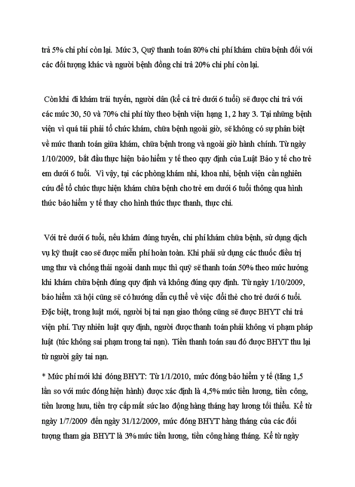 image for page CƠ CẤU TỔ CHỨC CHÍNH SÁCH CỦA BẢO HIỂM Y TẾ VIỆT NAM