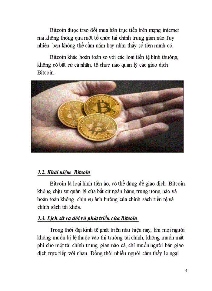 Khái quát về đồng tiền ảo Bitcoin