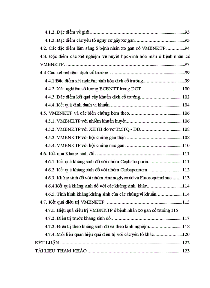 image for page VIÊM MÀNG BỤNG NHIỄM KHUẨN TỰ PHÁT Ở BỆNH NHÂN XƠ GAN