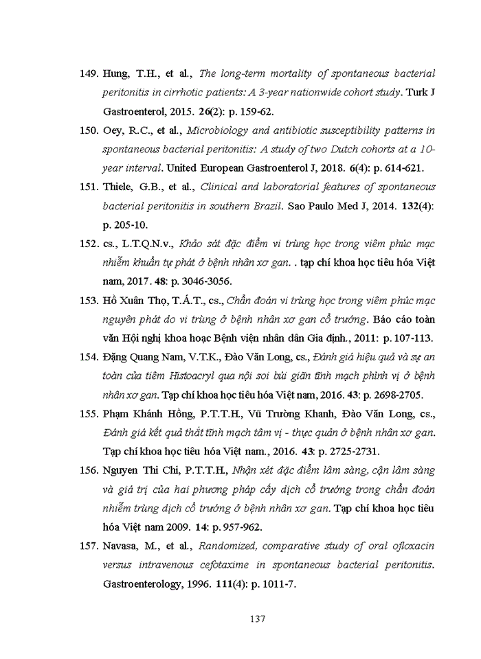 image for page VIÊM MÀNG BỤNG NHIỄM KHUẨN TỰ PHÁT Ở BỆNH NHÂN XƠ GAN