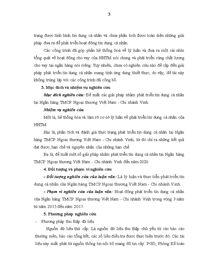 image for page PHÁT TRIỂN TÍN DỤNG CÁ NHÂN TẠI NGÂN HÀNG TMCP NGOẠI THƯƠNG VIỆT NAM CHI NHÁNH VINH