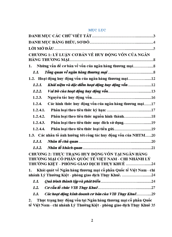 image for page Tăng cường hoạt động huy động vốn tại Ngân hàng thương mại cổ phần Quốc tế Việt Nam - chi nhánh Lý Thường Kiệt - phòng giao dịch Thụy Khuê