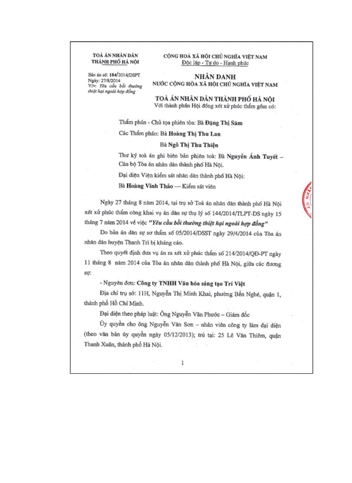 image for page BẢO VỆ QUYỀN TÁC GIẢ NHÌN TỪ THỰC TIỄN TẠI CÔNG TY TNHH VĂN HÓA SÁNG TẠO TRÍ VIỆT