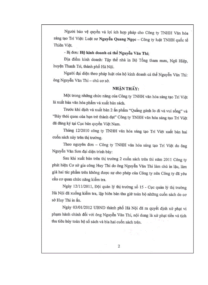 image for page BẢO VỆ QUYỀN TÁC GIẢ NHÌN TỪ THỰC TIỄN TẠI CÔNG TY TNHH VĂN HÓA SÁNG TẠO TRÍ VIỆT