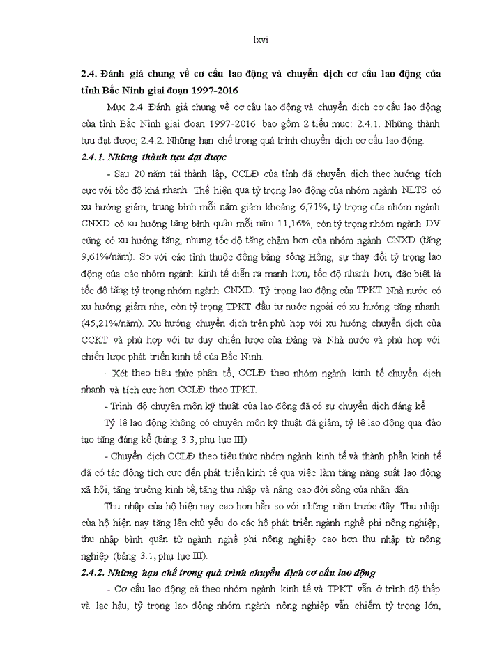 image for page NGHIÊN CỨU THỐNG KÊ CƠ CẤU LAO ĐỘNG VÀ CHUYỂN DỊCH CƠ CẤU LAO ĐỘNG TỈNH BẮC NINH GIAI ĐOẠN 1997-2016