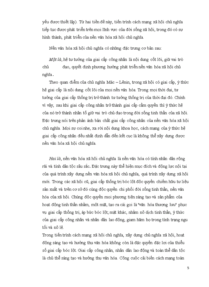 image for page Quan điểm của Mác- Lênin về xây dựng nền văn hóa xã hội chủ nghĩa