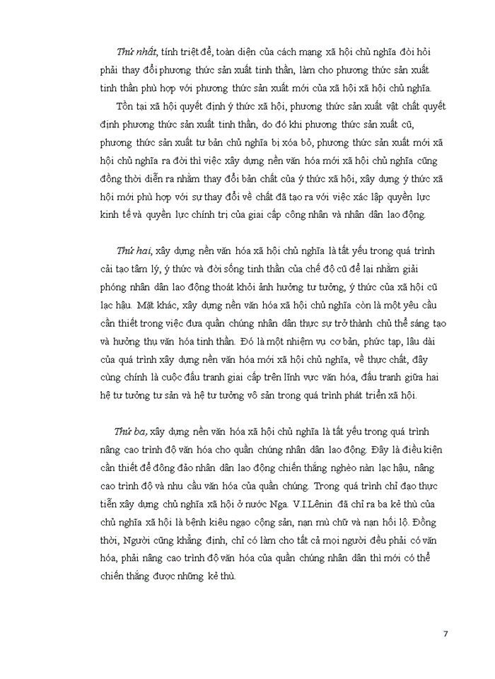 image for page Quan điểm của Mác- Lênin về xây dựng nền văn hóa xã hội chủ nghĩa