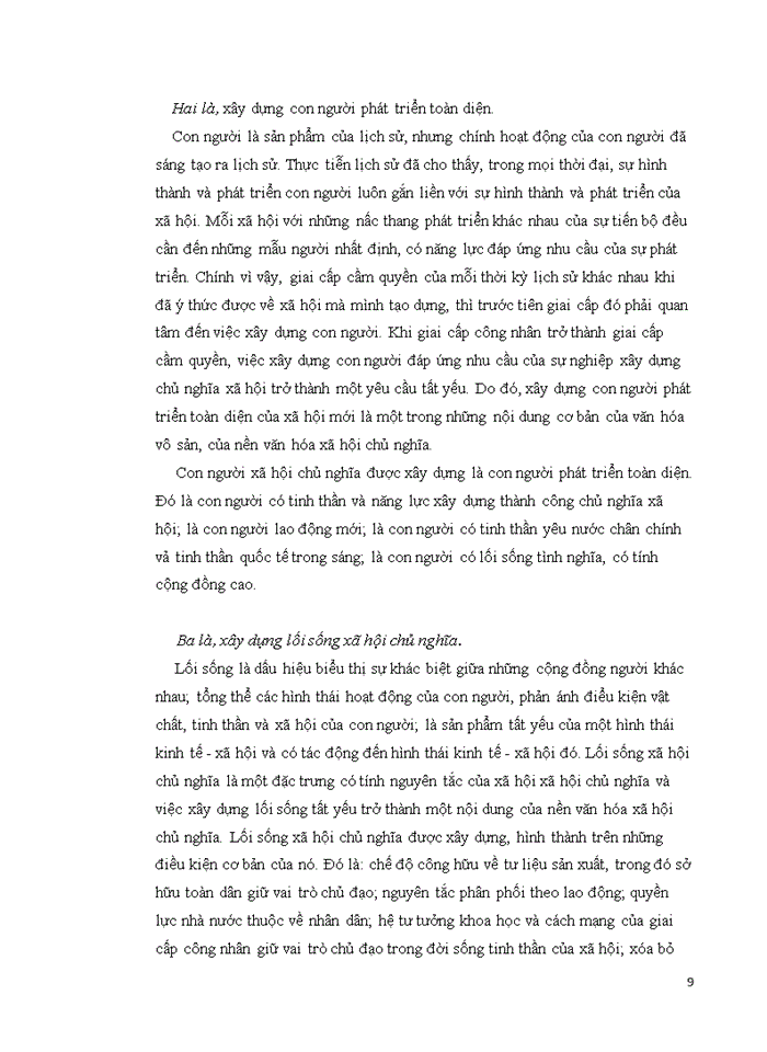 image for page Quan điểm của Mác- Lênin về xây dựng nền văn hóa xã hội chủ nghĩa