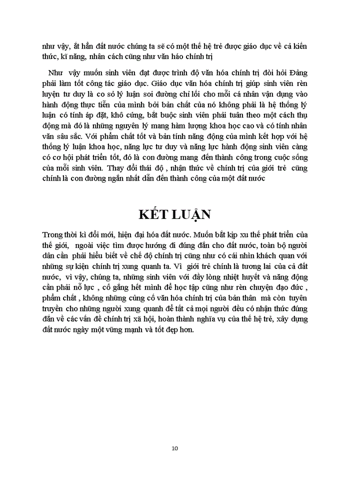 image for page Khái niệm văn hóa chính trị và văn hóa chính trị của sinh viên Việt Nam hiện nay